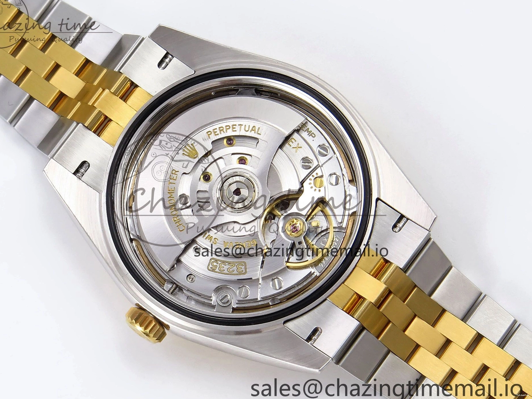 904L Edition SS on SH3235 (Gain Best Dial ARF YG 1:1 Diamonds Bracelet Weight) YG Steel DateJust 41 Jubilee 0516